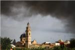 ltima hora incendio Benimuslem | El humo intenso puede provocar intoxicaciones, por lo que se aconseja cerrar ventanas