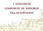 ltims dies per a participar en el I Concurs de Composici de Pasodobles Vila de Fortaleny