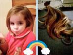 Una nia de 4 aos dona su cabello para hacer pelucas para nios con cncer