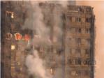 Varios muertos y decenas heridos en el pavoroso incendio de un edificio de 24 plantas en Londres