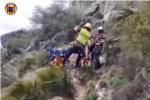 VDEO | Els bombers rescaten amb helicpter a un escalador accidentat en la zona del Tallat Roig a Alzira