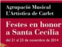La Agrupacin Musical La Artstica de Carlet celebra Santa Cecilia