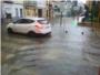 Carreterras cortadas, calles inundadas y colegios cerrados en Carcaixent por la tromba de agua