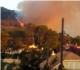Alzira - Aparatoso incendio en La Solana de La Casella, a slo un kilmetro de la urbanizacin El Rac