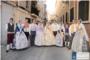 Falleros de Carlet participaron en el besamanos a la Virgen de los Desamparados