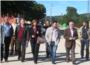 Representants del Ministeri de Medi Ambient visiten el traat de lAntic Trenet junt responsables de la Mancomunitat de la Ribera Alta