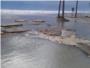 El fort onatge pel temporal castiga les platges de Cullera (VDEO)