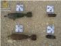 La Guardia Civil destruye dos granadas de la guerra civil encontradas en Almussafes