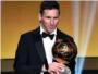 Leo Messi consigue su quinto Baln de Oro