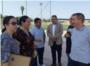 Representants de la Fundaci Valncia CF visiten les installacions de l'estadi Antonio Puchades de Sueca