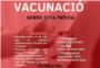 Vacunaci sense cita prvia a Montroi, Real i Montserrat