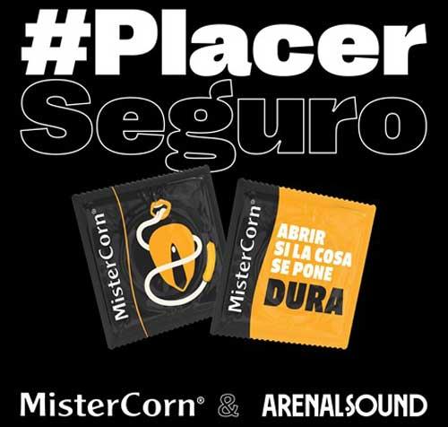 MisterCorn aposta pel ‘#PlacerSeguro’ en el festival Arenal Sound 2023