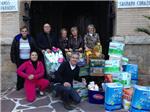 El PP de Sueca fa entrega a l'Asil d'Ancians Desemperats dels aliments arreplegats