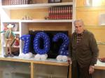Francisco Rubio, de Algemes, celebra sus 102 aos rodeado de amigos y familiares