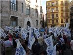 Milers de persones s'han manifestat hui a Valncia contra el Pla de Conca