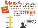 Demà dissabte Compromís organitza una marxa reivindicativa en defensa del tren de Picasset a Villanueva de Castellón