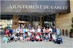 Ms de 70 alumnos del CEIP Sant Bernat visitan la Casa Consistorial de Carlet