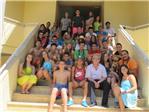 50 jóvenes de la parroquia Santa Catalina de Alzira en un campamento en los PP. Dominicos de Corbera