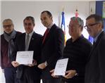 Algemes y la Junta Local Fallera reciben un reconocimiento por sus campaas de concienciacin