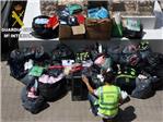 La Guardia Civil interviene 1.400 prendas falsificadas y material para copia ilegal en Cullera