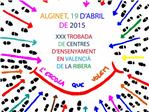 Més de 135 tallers en la XXX Trobada de Centres d’Ensenyament en Valencià a Alginet