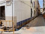 Renovación de la red de agua potable en la calle Na Jordana de Carlet