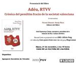 El dijous tindr lloc a la Casa de la Cultura de l'Alcdia, la presentaci del llibre ADU, RTVV.
