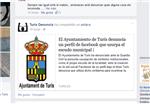 El Ayuntamiento de Turs denuncia un perfil de facebook que usurpa el escudo municipal