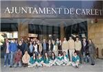 Estudiantes alemanes visitan el Ayuntamiento de Carlet