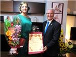 María Pons recibió el nombramiento oficial de Fallera Mayor de Alzira 2015
