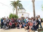 Jvenes franceses participan en la Escuela Trasplantada de Carlet