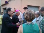 Monseor Carlos Osoro bendijo el pasado sbado en la parroquia de Benicull los frescos de Saad Al
