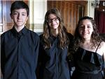 Tres joves del conservatori de Carlet elegits per a participar en el Projecte Plyade de Msica