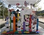 Julio Monterrubio, artista de Carcaixent, gana el primer premio infantil de las Hogueras de Alicante