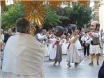 Benifaió va eixir al carrer a la tradicional Processó del Corpus Christi