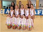 Les gimnastes d'Almussafes s'alcen amb l'or i el bronze en l'autonmic