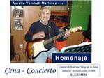 Sopar-concert i homenatge a Aurelio Vendrell Martinez a Algemes