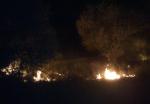 Un incendio alertó anoche a los vecinos de la urbanización San Cristóbal de Alberic