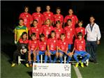 La escuela municipal de fútbol base Atlètic Turís se presenta ante su afición
