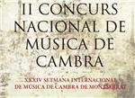 L'Ajuntament de Montserrat convoca el II Concurs Nacional de Msica de Cambra