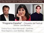 “Programa Español” con la Orquesta del Festival Internacional de Música de Cámara de Cullera