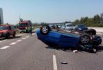 Dos heridos en un accidente en la A7, a la altura de Alberic