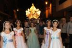 Devoción ayer en Alzira a la Virgen del Lluch en el “Trasllat de la vespra”