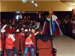 El Rei Gaspar visita el Festival Clausura del Taller de Nadal de Benifai