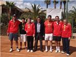 El club de tenis Almussafes, campi de la Comunitat Valenciana en categoria veterans + 40 mascul