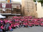600 vecinos unidos contra el cáncer en la marcha solidaria de Benifaió