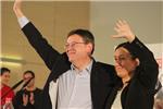Marta Trenzano i Ximo Puig arranquen la seua precampanya electoral a Algemes