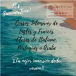  A+ Idiomas Alzira te ofrece este verano cursos intensivos de inglés y francés y clases de portugués, italiano y árabe