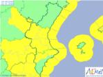 Continua l'avís groc amb 80 l/m2 de precipitació acumulada en 12 hores a la Ribera