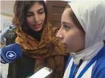 Adolescentes afganas asisten a un concurso de robótica en Washington pese al 'veto' de Trump
